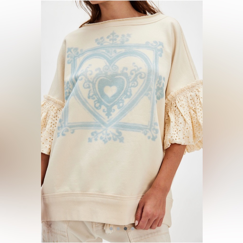 Free People Doily Sweatshirt - Picture 3 of 7